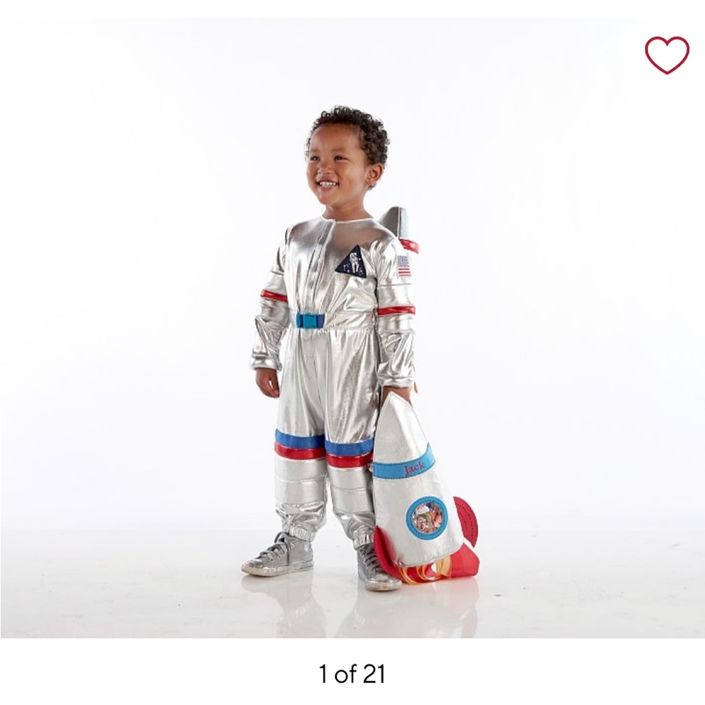 Pottery Barn Kids Light-Up Astronaut Halloween Costume
